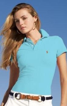 Ralph Lauren Classic Polo Aquablue Wmns